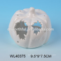 2016 Craft ceramic pumpkin wholesale with led / tealight